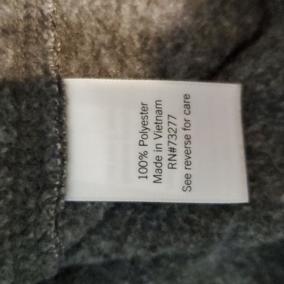 Sonoma- Unisex Black / Gray Flecked Coat jacket Zip front & Pockets Size Large - Picture 5 of 5